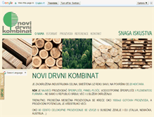 Tablet Screenshot of novidrvnikombinat.rs